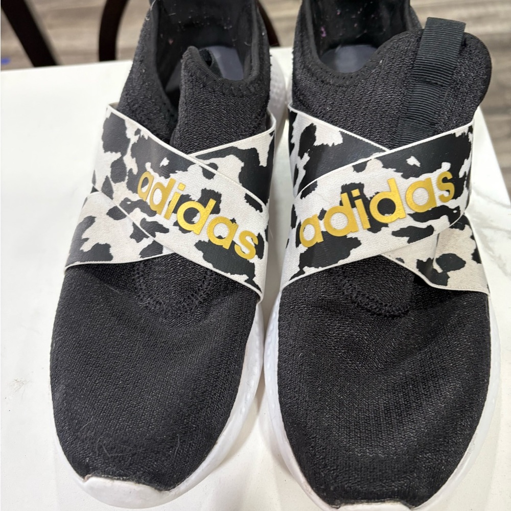 Adidas Monochrome Patterned Sneakers